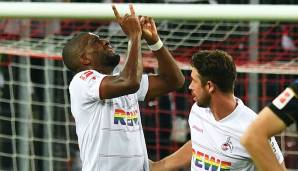 Anthony Modeste brachte den 1. FC Köln beim 1:1 (0:0) gegen RB Leipzig in Führung.