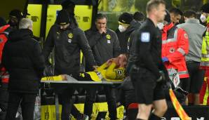 Julian Brandt musste beim Topspiel gegen den FC Bayern nach einem üblen Zusammenprall ausgewechselt werden.
