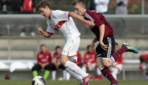Ein B-Junioren-Duell aus dem Jahr 2011: Stuttgarts Joshua Kimmich gegen Nürnbergs Marius Wolf.