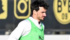 Mats Hummels hat es trotz überstandener Corona-Erkrankung für das Nachholspiel beim FSV Mainz 05 noch nicht wieder in den BVB-Kader geschafft.