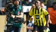 Youssoufa Moukoko traf am letzten Spieltag gegen Hertha BSC.