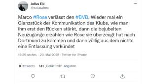 BVB, Borussia Dortmund, Netzreaktionen, Marco Rose, Trainer, Trennung