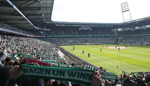 WERDER BREMEN - Stadion: Weserstadion (42.100 Zuschauer) | Preis Bier (0,5 l): 4,90 Euro | Preis Bratwurst: 3,50 Euro