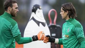 Ein eingeschworenes Team: Gladbachs Keeper Tobias Sippel und Yann Sommer.