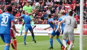 Für Union erzielte Rafal Gikiewicz im Oktober 2018 gegen Heidenheim kurz vor Ende das 1:1 per Kopf.