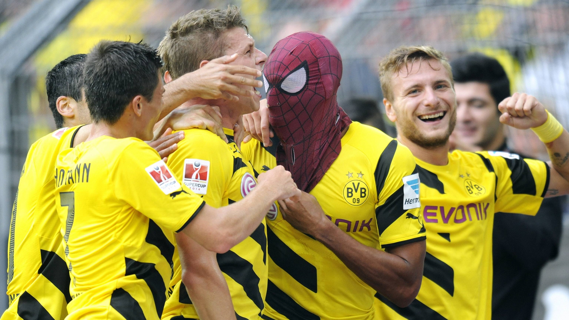 Pierre-Emerick Aubameyang, BVB, Borussia Dortmund, Spiderman