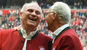 Uli Hoeneß und Franz Beckenbauer haben eine lange gemeinsame Vergangenheit beim FCB