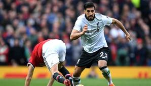 Emre Can setzt sich mit dem Ball für Liverpool durch