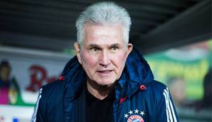 Jupp Heynckes beim Auswärtsspiel in Freiburg.