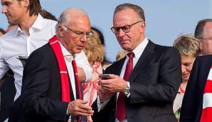 Bis es wieder soweit ist, ergötzt sich Rummenigge an dem Bekanntheitsgrad seines FC Bayern, denn es ist ja hinlänglich bekannt: "Wenn Franz Beckenbauer oder Gerd Müller nach China reisen, müssen dort die Straßen gesperrt werden."