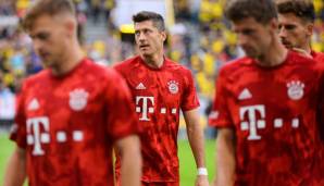 Robert Lewandowski am Samstag in Dortmund.