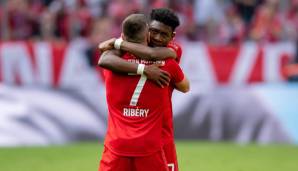 David Alaba und Franck Ribery verstehen sich auch Abseits des Platzes.