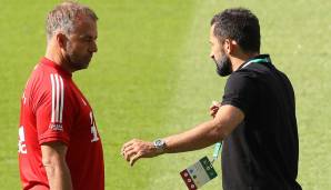 Bayern-Sportvorstand Hasan Salihamidzic und Trainer Hansi Flick sind nicht immer einer Meinung.