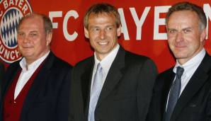 JÜRGEN KLINSMANN: Seine Anstellung als Cheftrainer 2008 bezeichnete Bayern-Boss Rummenigge erst zu Jahresbeginn im Interview mit dem Münchner Merkur und der tz als "größten Fehler" in seinen fast 30 Jahren in der Führung des FCB.