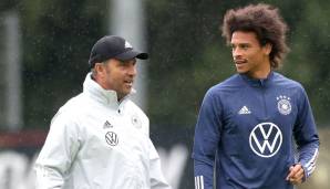 Bundestrainer Hansi Flick hat Leroy Sane in den höchsten Tönen gelobt und gab bei Leon Goretzka Entwarnung.