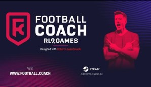 GAMING: Der neueste Streich der Lewandowskis. Mit seinem mitgegründeten Unternehmen "RL9 Games" steht der 33-Jährige vor dem Release eines eigenen Videospiels, das den Namen "Football Coach: the Game" tragen soll.