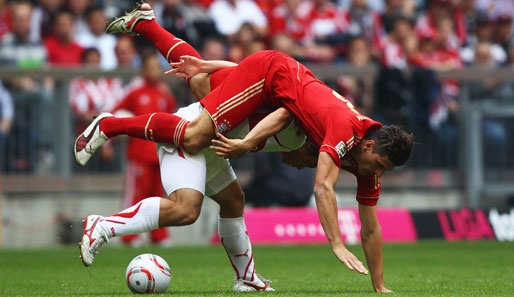 Wie Mario Gomez hier müssen auch die Bayern einen kleinen Umweg in die Königsklasse machen