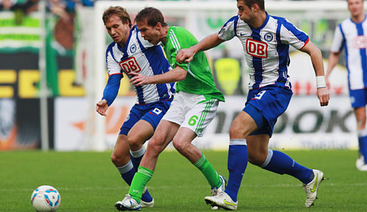 Hleb tat dem Wolfsburger Spiel zwar gut, doch ein Sieg sprang trotzdem nicht bei raus