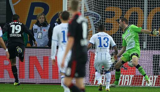 Der Anfang vom Ende: Das 1:0 durch Eren Derdiyok gegen Hoffenheim