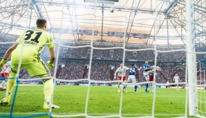 Guido Burgstaller köpfte das 1:0 für Schalke