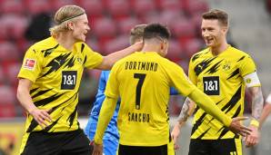 Mit einem 3:1-Sieg beim FSV Mainz 05 hat Borussia Dortmund das Ticket für die Champions League gelöst. Während Haaland keinen guten Tag erwischte, überzeugten zwei EM-Kandidaten. Die Noten und Einzelkritiken der BVB-Spieler.