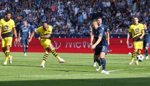 Donyell Malen bei seinem Tor zum 1:1 gegen den VfL Bochum.