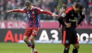 Thomas Müller erzielte gegen Hamburg einen Doppelpack