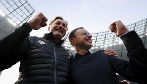 Ralf Rangnick und Trainer Hasenhüttl haben RB in die Champions League geführt