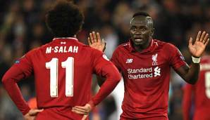 Mo Salah und Sadio Mane traten gegen Paris kaum in Erscheinung.