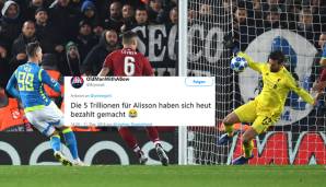 Billig war er nicht, dieser Alisson.