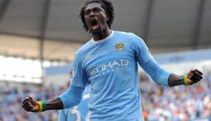 8. Platz: EMMANUEL ADEBAYOR für 29 Millionen Euro vom FC Arsenal zu Manchester City.