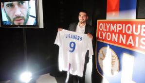 15. Platz: LISANDRO LOPEZ für 24 Millionen Euro vom FC Porto zu Olympique Lyon.