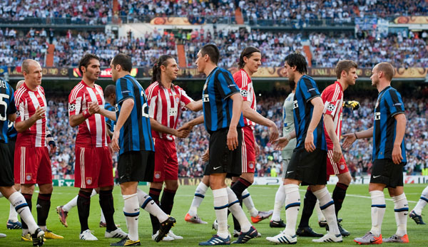 Inter Mailand gewann das Champions-League-Finale 2010 mit 2:0 gegen den FC Bayern München.