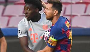 Alphonso Davies wollte das Trikot von Lionel Messi haben.