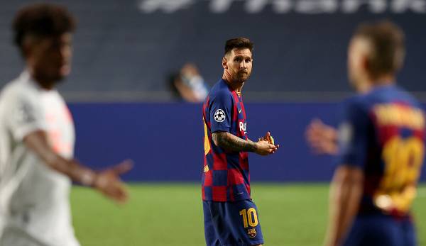 Lionel Messi scheiterte mit seinem FC Barcelona im Champions-League-Viertelfinale mit 2:8 am FC Bayern München.