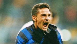 ROBERTO BAGGIO (Karriereende): Tingelte im Verlauf der 1990er Jahre von einem italienischen Top-Klub zum nächsten, holte unterdessen den einen oder anderen nationalen Titel – aber auf internationaler Bühne lediglich den UEFA Cup mit Juve 1993.