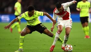 The Sun (England): "Ajax zerstört Dortmund! Jude Bellingham und Erling Haaland standen für die deutschen Riesen 90 Minuten auf dem Platz, sie waren gegen den überraschenden Sturmlauf von Ajax aber machtlos."