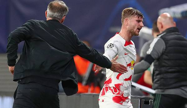 Marco Rose hat Timo Werner kritisiert.