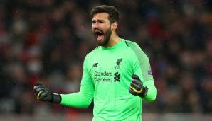 FC LIVERPOOL - ALISSON BECKER: Blieb beim Billard-Gegentor durch den eigenen Mitspieler machtlos. Verlebte ansonsten einen sehr ruhigen Arbeitstag. Musste nur zwei Bälle parieren. Note: 3,5.