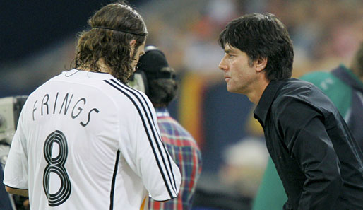 Hassliebe: Torsten Frings (l.) und Bundestrainer Joachim Löw