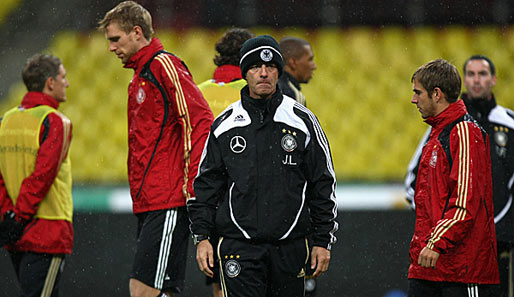 Am Freitag absolvierte die Nationalmannschaft ein Training im Luschniki-Stadion in Moskau