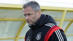 Trainer Christian Wück steht mit dem DFB-Team im Viertelfinale