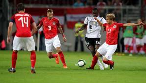 Antonio Rüdiger: Gegen Österreich nicht ohne Wackler. Aber Löw hält große Stücke auf den Chelsea-Verteidiger. Rüdiger war in den letzten Jahren immer dabei, er wird auch in Russland dabei sein.