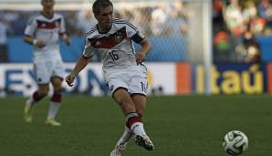 Platz 14: Philipp Lahm – 90,14 Prozent Passquote bei 2139 Pässen (37 Spiele)