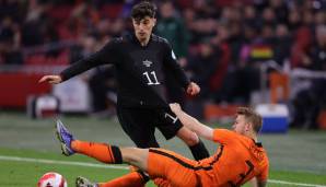 KAI HAVERTZ: Keine gute Partie des Chelsea-Stürmers. Hing komplett in der Luft und strahlte offensiv überhaupt keine Gefahr aus. Beim 1:1 ließ er dann De Jong viel zu einfach gewähren. Musste nach 69 Minuten für Brandt weichen. Note: 5.