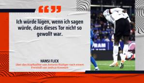 ANTONIO RÜDIGER: Erzielte nach einem starken Laufweg mit einem wunderschönen Kopfball das 2:0 - sein zweites Tor im 47. Länderspiel. Zusammen mit Kehrer mit den meisten Balleroberungen im DFB-Team (10). Note: 2,5.
