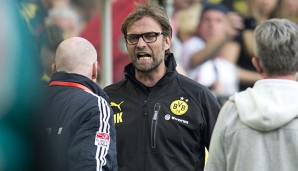 Im Clinch mit dem Bayern-Sportdirektor: Jürgen Klopp gerät mit Matthias Sammer aneinander