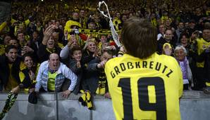 Kevin Großkreutz nach dem Gewinn des Doubles mit dem BVB 2012 in Berlin.