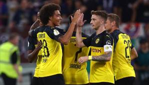 AXEL WITSEL: Die Rolle des Mittelfeldmotors übernahm dieses Mal Julian Weigl. Dennoch war der Belgier sehr präsent, im Zweikampf und Passspiel wie gehabt erstklassig. Note: 3.