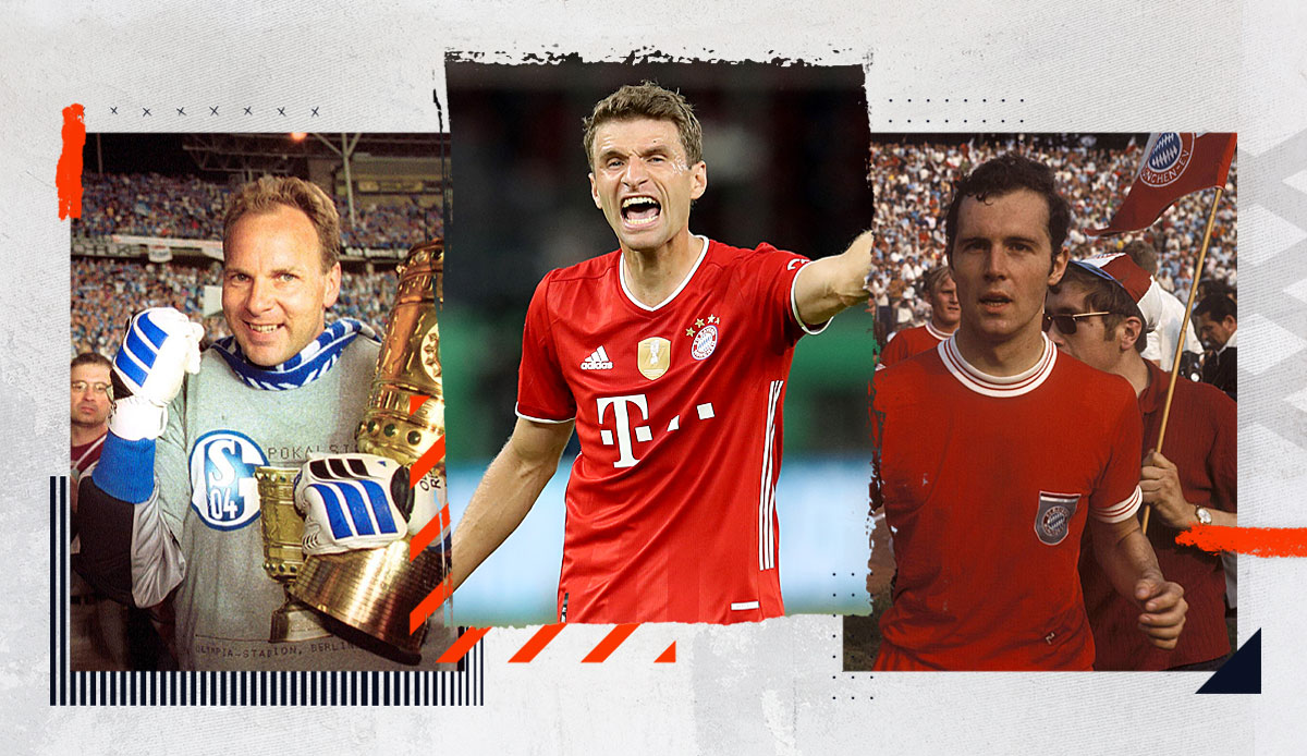 Mit seinem 59. Pokalspiel hat sich Thomas Müller in die Top-10 der Spieler mit den meisten Einsätzen im DFB-Pokal geschoben. Überholt hat er seine ehemaligen Mitspieler Lahm und Pizarro. Zum Spitzenreiter fehlt jedoch noch einiges. Die Top 20.